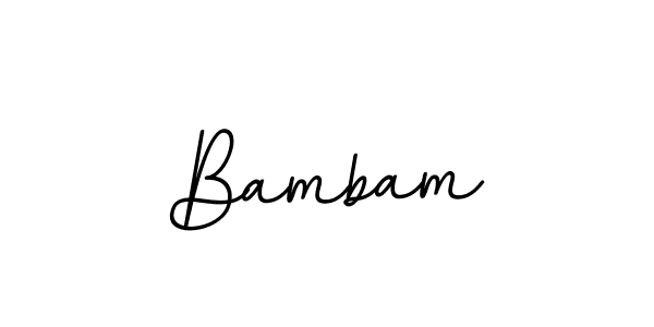 Bambam stylish signature style. Best Handwritten Sign (BallpointsItalic-DORy9) for my name. Handwritten Signature Collection Ideas for my name Bambam. Bambam signature style 11 images and pictures png