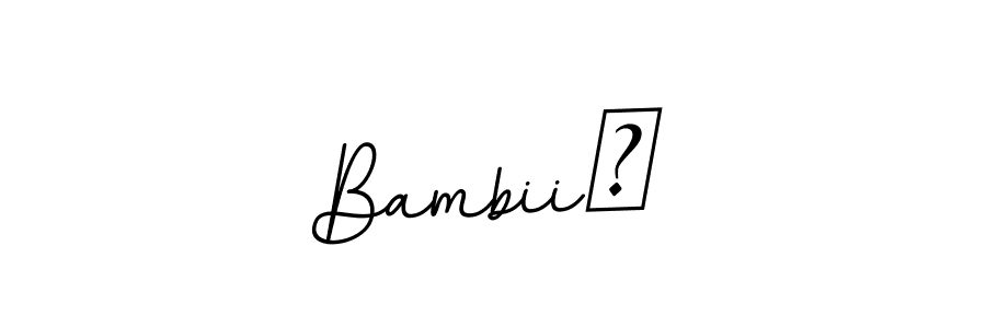 Also You can easily find your signature by using the search form. We will create Bambii♡ name handwritten signature images for you free of cost using BallpointsItalic-DORy9 sign style. Bambii♡ signature style 11 images and pictures png