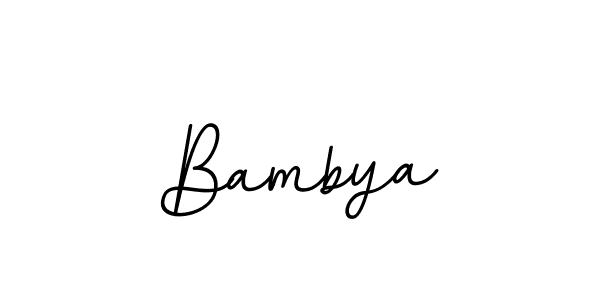 Bambya stylish signature style. Best Handwritten Sign (BallpointsItalic-DORy9) for my name. Handwritten Signature Collection Ideas for my name Bambya. Bambya signature style 11 images and pictures png