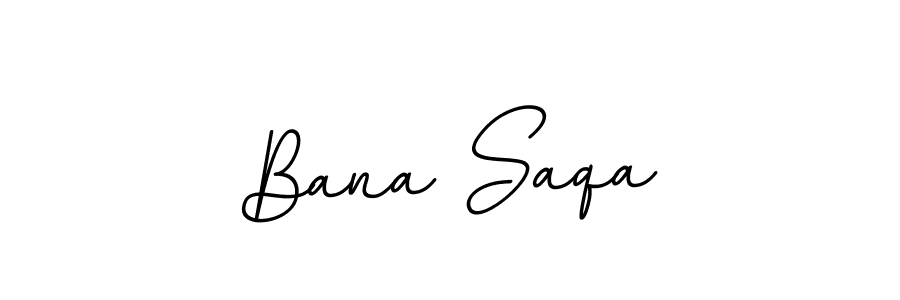 Bana Saqa stylish signature style. Best Handwritten Sign (BallpointsItalic-DORy9) for my name. Handwritten Signature Collection Ideas for my name Bana Saqa. Bana Saqa signature style 11 images and pictures png