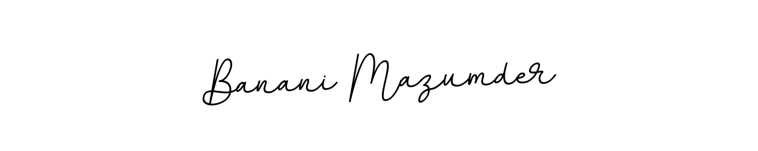 Banani Mazumder stylish signature style. Best Handwritten Sign (BallpointsItalic-DORy9) for my name. Handwritten Signature Collection Ideas for my name Banani Mazumder. Banani Mazumder signature style 11 images and pictures png