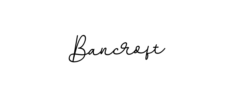 How to make Bancroft name signature. Use BallpointsItalic-DORy9 style for creating short signs online. This is the latest handwritten sign. Bancroft signature style 11 images and pictures png