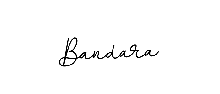 Make a beautiful signature design for name Bandara. With this signature (BallpointsItalic-DORy9) style, you can create a handwritten signature for free. Bandara signature style 11 images and pictures png