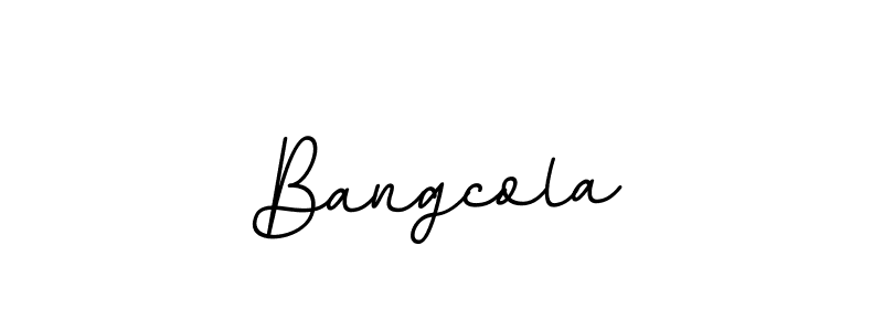 Make a beautiful signature design for name Bangcola. Use this online signature maker to create a handwritten signature for free. Bangcola signature style 11 images and pictures png