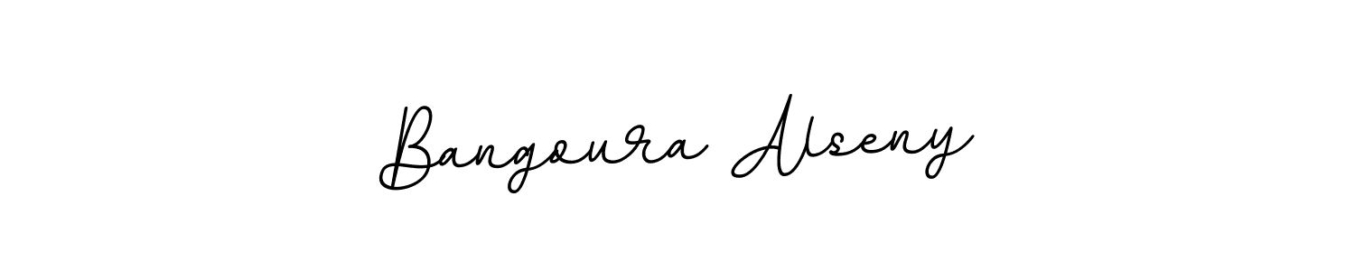 Also we have Bangoura Alseny name is the best signature style. Create professional handwritten signature collection using BallpointsItalic-DORy9 autograph style. Bangoura Alseny signature style 11 images and pictures png
