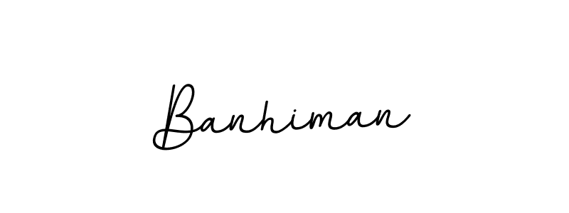It looks lik you need a new signature style for name Banhiman. Design unique handwritten (BallpointsItalic-DORy9) signature with our free signature maker in just a few clicks. Banhiman signature style 11 images and pictures png