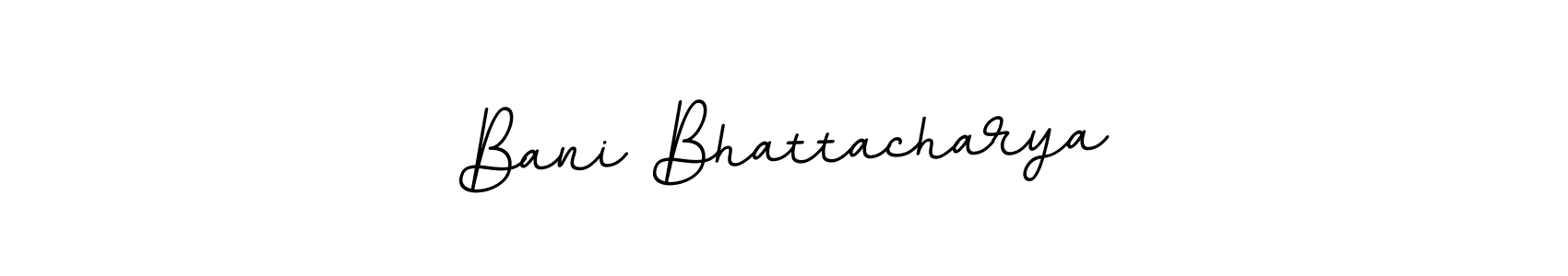 Design your own signature with our free online signature maker. With this signature software, you can create a handwritten (BallpointsItalic-DORy9) signature for name Bani Bhattacharya. Bani Bhattacharya signature style 11 images and pictures png