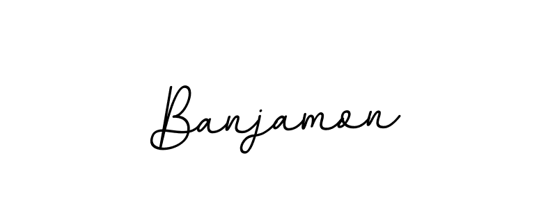 Once you've used our free online signature maker to create your best signature BallpointsItalic-DORy9 style, it's time to enjoy all of the benefits that Banjamon name signing documents. Banjamon signature style 11 images and pictures png