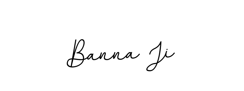 The best way (BallpointsItalic-DORy9) to make a short signature is to pick only two or three words in your name. The name Banna Ji include a total of six letters. For converting this name. Banna Ji signature style 11 images and pictures png