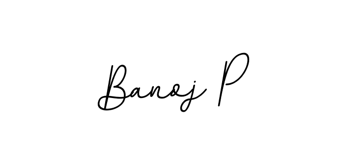 You can use this online signature creator to create a handwritten signature for the name Banoj P. This is the best online autograph maker. Banoj P signature style 11 images and pictures png