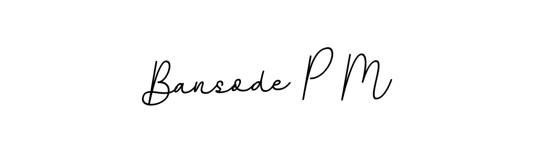 if you are searching for the best signature style for your name Bansode P M. so please give up your signature search. here we have designed multiple signature styles  using BallpointsItalic-DORy9. Bansode P M signature style 11 images and pictures png