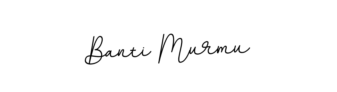 Banti Murmu stylish signature style. Best Handwritten Sign (BallpointsItalic-DORy9) for my name. Handwritten Signature Collection Ideas for my name Banti Murmu. Banti Murmu signature style 11 images and pictures png