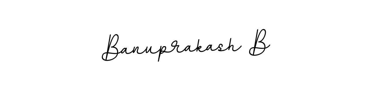 It looks lik you need a new signature style for name Banuprakash B. Design unique handwritten (BallpointsItalic-DORy9) signature with our free signature maker in just a few clicks. Banuprakash B signature style 11 images and pictures png