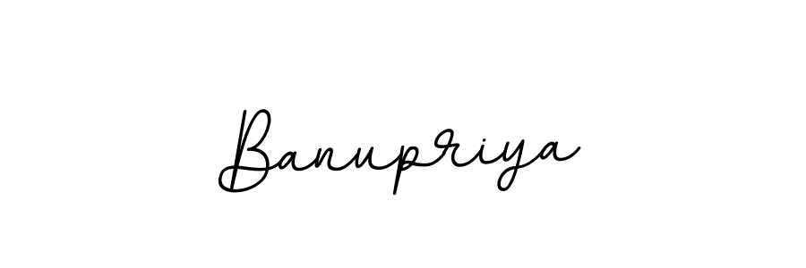 The best way (BallpointsItalic-DORy9) to make a short signature is to pick only two or three words in your name. The name Banupriya include a total of six letters. For converting this name. Banupriya signature style 11 images and pictures png
