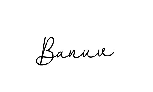 The best way (BallpointsItalic-DORy9) to make a short signature is to pick only two or three words in your name. The name Banuv include a total of six letters. For converting this name. Banuv signature style 11 images and pictures png