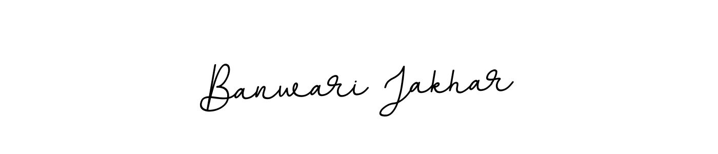 Create a beautiful signature design for name Banwari Jakhar. With this signature (BallpointsItalic-DORy9) fonts, you can make a handwritten signature for free. Banwari Jakhar signature style 11 images and pictures png