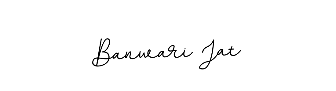 Make a beautiful signature design for name Banwari Jat. With this signature (BallpointsItalic-DORy9) style, you can create a handwritten signature for free. Banwari Jat signature style 11 images and pictures png