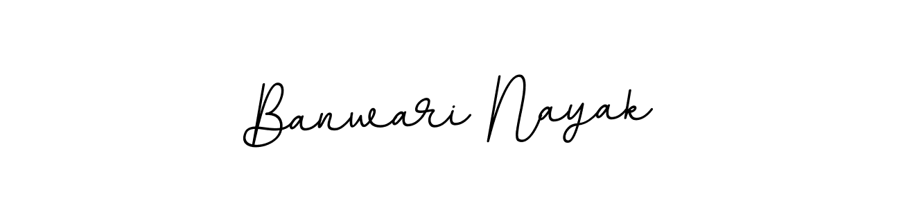 Create a beautiful signature design for name Banwari Nayak. With this signature (BallpointsItalic-DORy9) fonts, you can make a handwritten signature for free. Banwari Nayak signature style 11 images and pictures png