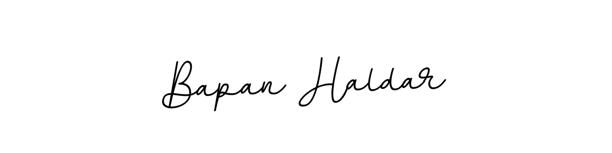 Bapan Haldar stylish signature style. Best Handwritten Sign (BallpointsItalic-DORy9) for my name. Handwritten Signature Collection Ideas for my name Bapan Haldar. Bapan Haldar signature style 11 images and pictures png