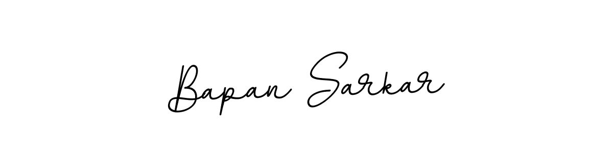 Bapan Sarkar stylish signature style. Best Handwritten Sign (BallpointsItalic-DORy9) for my name. Handwritten Signature Collection Ideas for my name Bapan Sarkar. Bapan Sarkar signature style 11 images and pictures png