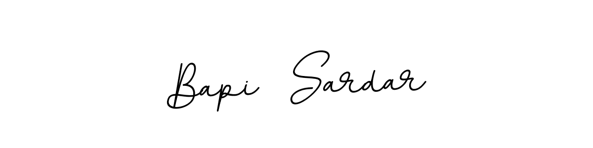 Design your own signature with our free online signature maker. With this signature software, you can create a handwritten (BallpointsItalic-DORy9) signature for name Bapi  Sardar. Bapi  Sardar signature style 11 images and pictures png