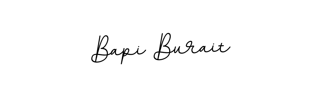 Use a signature maker to create a handwritten signature online. With this signature software, you can design (BallpointsItalic-DORy9) your own signature for name Bapi Burait. Bapi Burait signature style 11 images and pictures png