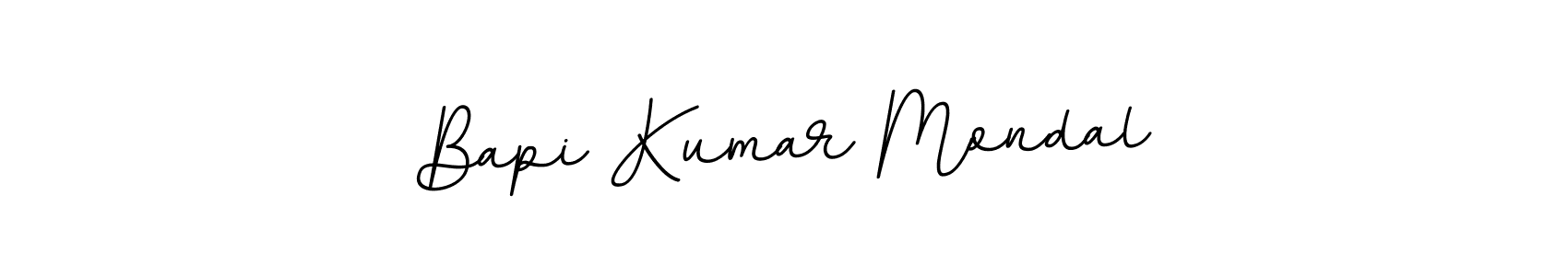 BallpointsItalic-DORy9 is a professional signature style that is perfect for those who want to add a touch of class to their signature. It is also a great choice for those who want to make their signature more unique. Get Bapi Kumar Mondal name to fancy signature for free. Bapi Kumar Mondal signature style 11 images and pictures png