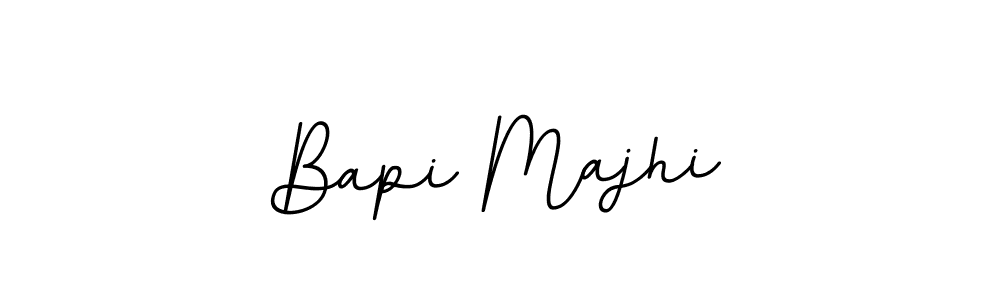 You should practise on your own different ways (BallpointsItalic-DORy9) to write your name (Bapi Majhi) in signature. don't let someone else do it for you. Bapi Majhi signature style 11 images and pictures png