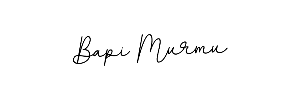 Design your own signature with our free online signature maker. With this signature software, you can create a handwritten (BallpointsItalic-DORy9) signature for name Bapi Murmu. Bapi Murmu signature style 11 images and pictures png