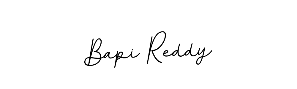 Design your own signature with our free online signature maker. With this signature software, you can create a handwritten (BallpointsItalic-DORy9) signature for name Bapi Reddy. Bapi Reddy signature style 11 images and pictures png