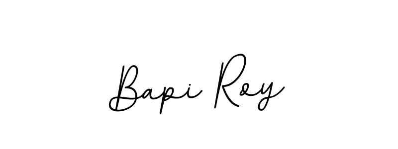 Use a signature maker to create a handwritten signature online. With this signature software, you can design (BallpointsItalic-DORy9) your own signature for name Bapi Roy. Bapi Roy signature style 11 images and pictures png