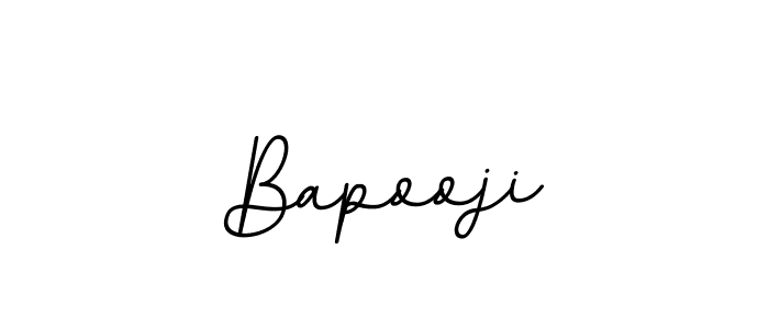 Use a signature maker to create a handwritten signature online. With this signature software, you can design (BallpointsItalic-DORy9) your own signature for name Bapooji. Bapooji signature style 11 images and pictures png