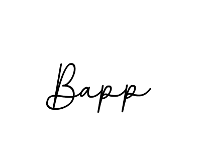 Create a beautiful signature design for name Bapp. With this signature (BallpointsItalic-DORy9) fonts, you can make a handwritten signature for free. Bapp signature style 11 images and pictures png