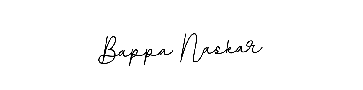How to make Bappa Naskar name signature. Use BallpointsItalic-DORy9 style for creating short signs online. This is the latest handwritten sign. Bappa Naskar signature style 11 images and pictures png