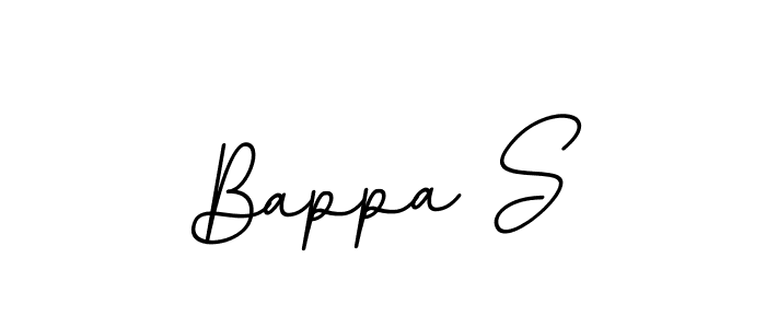 Design your own signature with our free online signature maker. With this signature software, you can create a handwritten (BallpointsItalic-DORy9) signature for name Bappa S. Bappa S signature style 11 images and pictures png