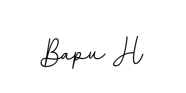 Make a beautiful signature design for name Bapu H. With this signature (BallpointsItalic-DORy9) style, you can create a handwritten signature for free. Bapu H signature style 11 images and pictures png