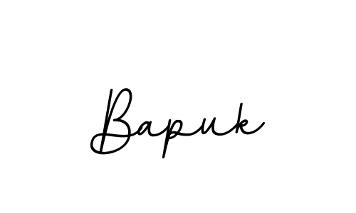 Make a beautiful signature design for name Bapuk. With this signature (BallpointsItalic-DORy9) style, you can create a handwritten signature for free. Bapuk signature style 11 images and pictures png