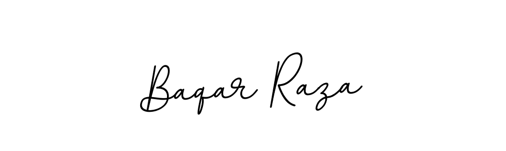 Create a beautiful signature design for name Baqar Raza. With this signature (BallpointsItalic-DORy9) fonts, you can make a handwritten signature for free. Baqar Raza signature style 11 images and pictures png