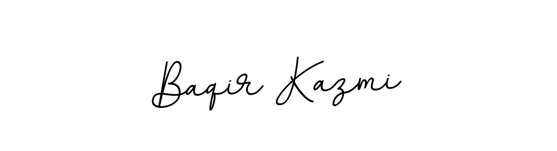 How to Draw Baqir Kazmi signature style? BallpointsItalic-DORy9 is a latest design signature styles for name Baqir Kazmi. Baqir Kazmi signature style 11 images and pictures png