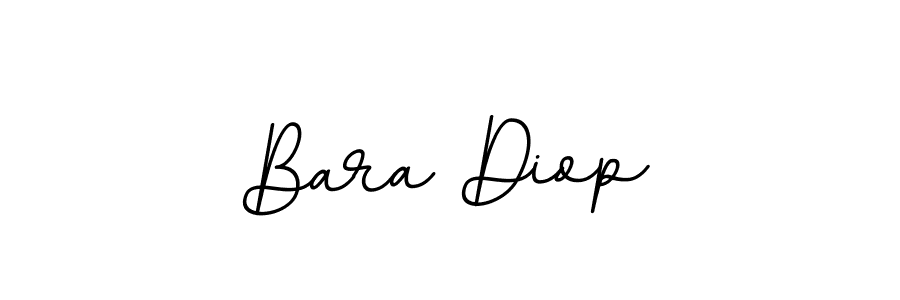 Make a beautiful signature design for name Bara Diop. With this signature (BallpointsItalic-DORy9) style, you can create a handwritten signature for free. Bara Diop signature style 11 images and pictures png