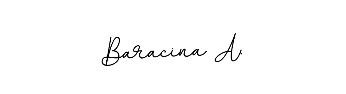 It looks lik you need a new signature style for name Baracina A.. Design unique handwritten (BallpointsItalic-DORy9) signature with our free signature maker in just a few clicks. Baracina A. signature style 11 images and pictures png