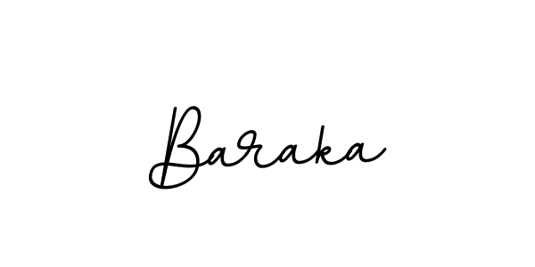 Create a beautiful signature design for name Baraka. With this signature (BallpointsItalic-DORy9) fonts, you can make a handwritten signature for free. Baraka signature style 11 images and pictures png