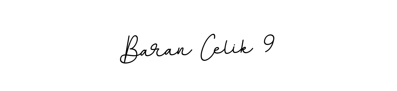 The best way (BallpointsItalic-DORy9) to make a short signature is to pick only two or three words in your name. The name Baran Celik 9 include a total of six letters. For converting this name. Baran Celik 9 signature style 11 images and pictures png