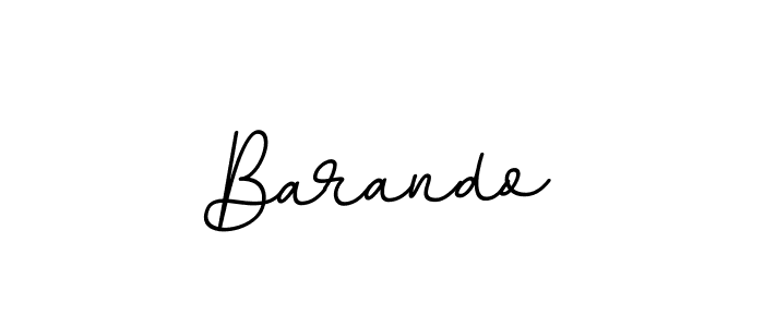 Create a beautiful signature design for name Barando. With this signature (BallpointsItalic-DORy9) fonts, you can make a handwritten signature for free. Barando signature style 11 images and pictures png