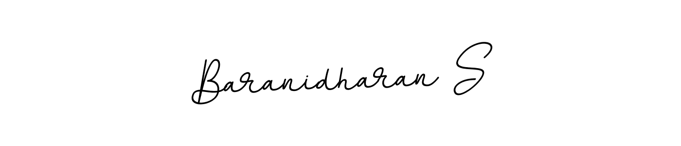 Make a beautiful signature design for name Baranidharan S. Use this online signature maker to create a handwritten signature for free. Baranidharan S signature style 11 images and pictures png