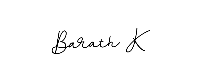 Make a beautiful signature design for name Barath K. Use this online signature maker to create a handwritten signature for free. Barath K signature style 11 images and pictures png