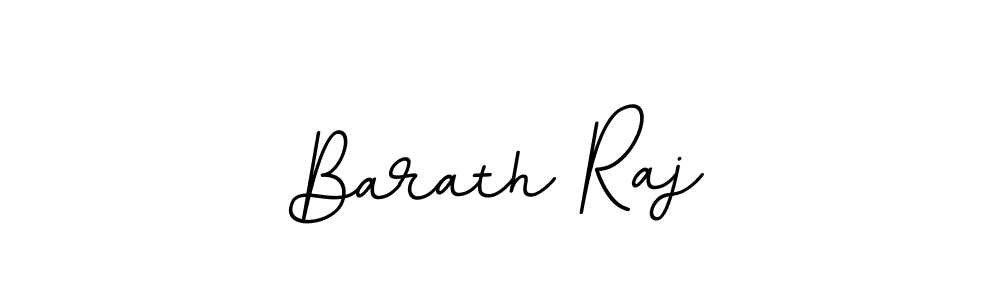 Make a beautiful signature design for name Barath Raj. With this signature (BallpointsItalic-DORy9) style, you can create a handwritten signature for free. Barath Raj signature style 11 images and pictures png