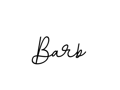 Barb stylish signature style. Best Handwritten Sign (BallpointsItalic-DORy9) for my name. Handwritten Signature Collection Ideas for my name Barb. Barb signature style 11 images and pictures png