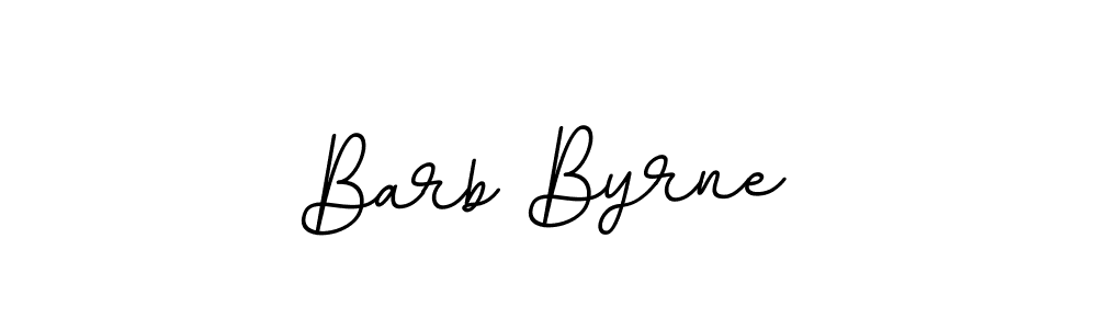 Create a beautiful signature design for name Barb Byrne. With this signature (BallpointsItalic-DORy9) fonts, you can make a handwritten signature for free. Barb Byrne signature style 11 images and pictures png