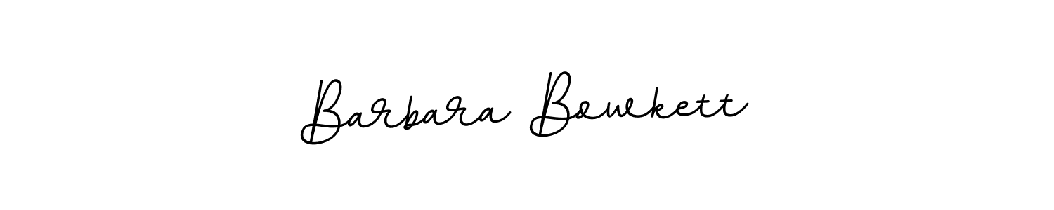 Make a beautiful signature design for name Barbara Bowkett. Use this online signature maker to create a handwritten signature for free. Barbara Bowkett signature style 11 images and pictures png